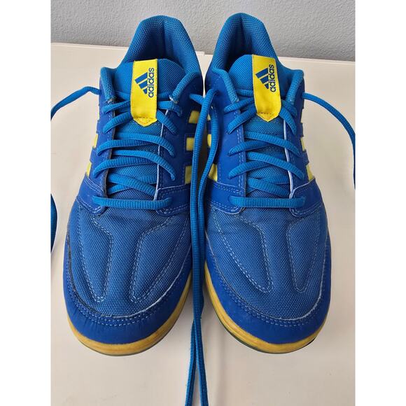 adidas Men’s Brasil Blue/Yellow Trainer US 9 Street Casual Bold Soccercore - Picture 5 of 8